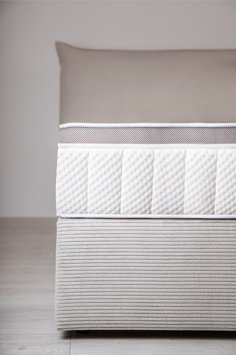 Bed with Integrated mattress & topper