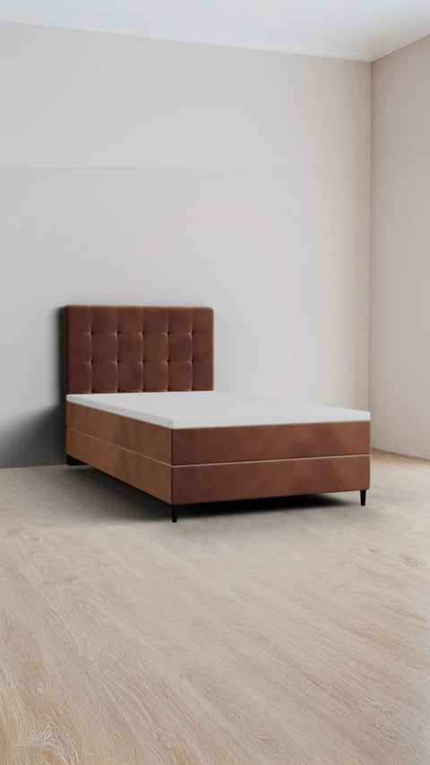Blush eenpersoons boxspringbed 90x220 cm